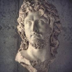 historyoftheancientworld:  One of the most beautiful statues i’ve ever seen! 📷 Head of a young barbaric leader. Found inside of the theatre of Dionysus, 2nd century AD. Acropolis Museum. Photo by Nikos Daniilidis.  #statues #head #marblehead #beautiful