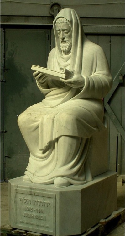 myjewishaesthetic:A Statue of Yehuda HaLevi (1075-1141)