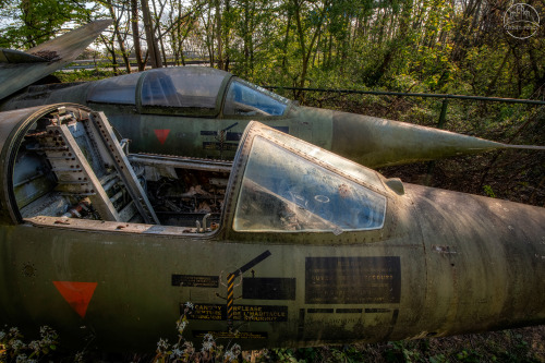 MAVERICK’S BACK YARDHidden behind a company shed, these two fighter jets are slowly rusting aw
