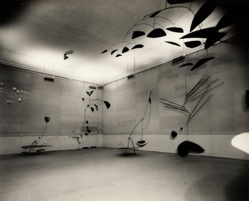nobrashfestivity:Alexander Calder: Mobiles, Stabiles, Constellations, Galerie Louis Carré, Paris, 1946