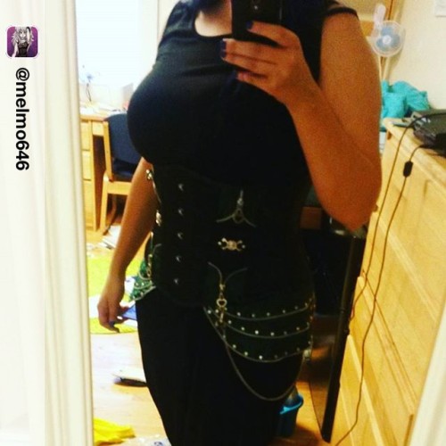 Repost from @melmo646 Ready for pagan pride tomorrow! Thanks @theofficialvv for the corset!