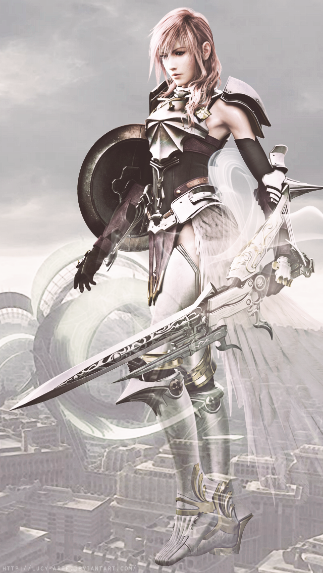 lucyllea-artemicia:  Final Fantasy XIII Trilogy LightningiPhone 5 WallpaperDownload