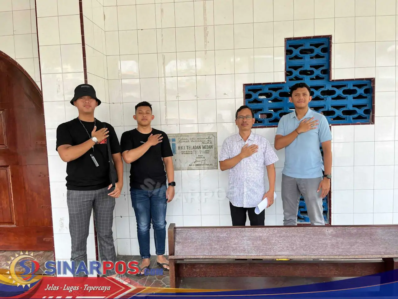 HUT Bhayangkara ke-79, Bakti Religi Dit Intelkam Polda Sumut Berlanjut ke Sejumlah Gereja Sebagai Bentuk Wujud Kepedulian dan Toleransi