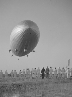 xplanes:“The Hindenburg before she blew up in Lakehurst N.J.” (via the Boston Public Library on Flickr)