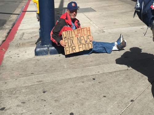 irrationalliberal: Saw this guy downtown (and I post this with his permission)