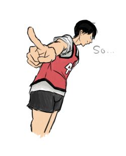 lilllieeh:  one of my favorite dumb headcanons is that kageyama works on his social skills with volleyballs that have faces taped on them. the hinata one is his favorite. don’t tell hinata that