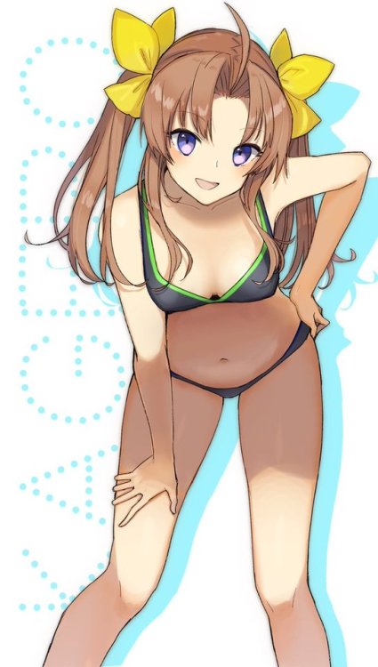 memeppoi:orca_buteo: “スポーツビキニな陽炎  ご依頼で描かせて頂きました！(掲載許可済み) 胴体辺りの質感を意識してみました。この度はありがとうございました！ https://t.co/CE3FGZj3Gp”