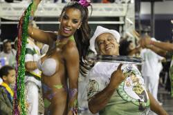   Body Painted Brazilian Woman At A 2016 Carnival. Via Liga Carnaval Lp.   