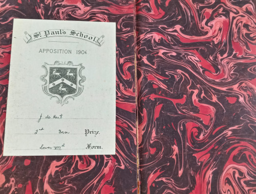 Happy Marbling Monday!These endpapers are found in a prize binding for a book published in 1890. The