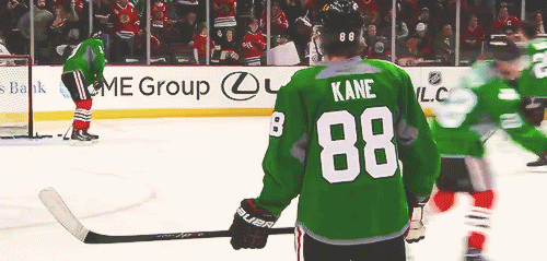 darthtulip:  3/16/14: Happy St. Patty’s Day from the Chicago Blackhawks (X) 