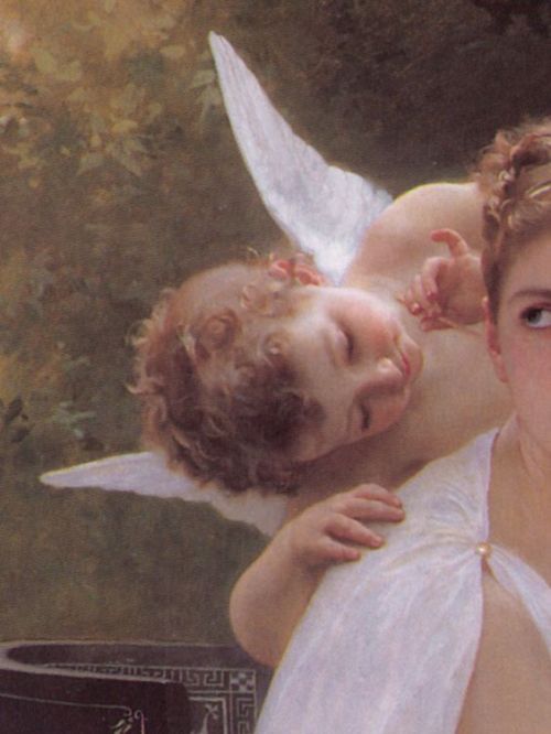 Bouguereau, Le Travail Interrompu (detail) 