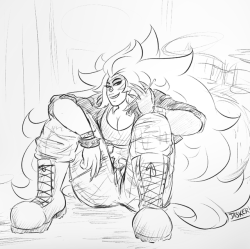 jasker:  oh dang i had no idea, im so glad u told me!! here is a cool gay drummer jasper to amend the situation 🥁💥