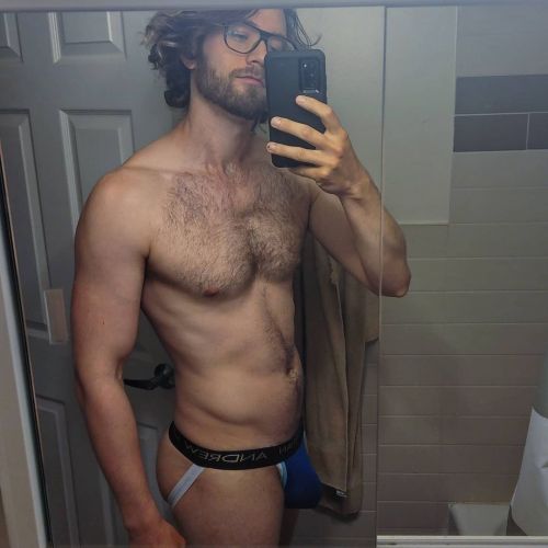 subtle-showoff:  Turn over a new cheek…turn the other leaf? I’m confused       #blue #jockstrap #jock #newyear #newyear2022 #lgbtq #beard #instagay #instaboy #gaygym #muscle #gains #longhair #glasses #bathroomselfie #gayguy #gayboy #scruff #scruffy