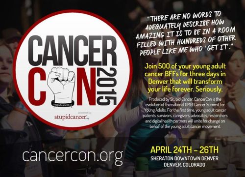 Got Cancer? Under 40? Sucks, huh? Join 500 of your BFFs for 3 days that will change your life. http: