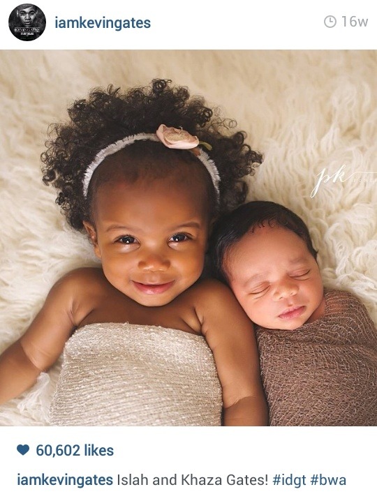 hersheywrites:  trappunzelll:  Kevin Gates has the cutest kids. 😍😍  Always