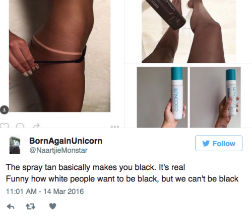 fistfightsandstilettos: arandomcollectionofstuff: this-is-life-actually: Swedish spray tan company a