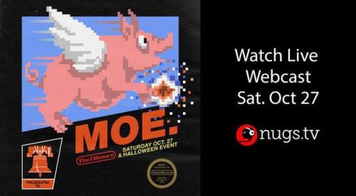 Not enough quarters to make it to our Night at the Arcade at The Fillmore? You’re in luck! We’ll be streaming the show via http://nugs.tv/live-webcasts/5,196/moe-10-2018-Fillmore-Philadelphia-PA.html