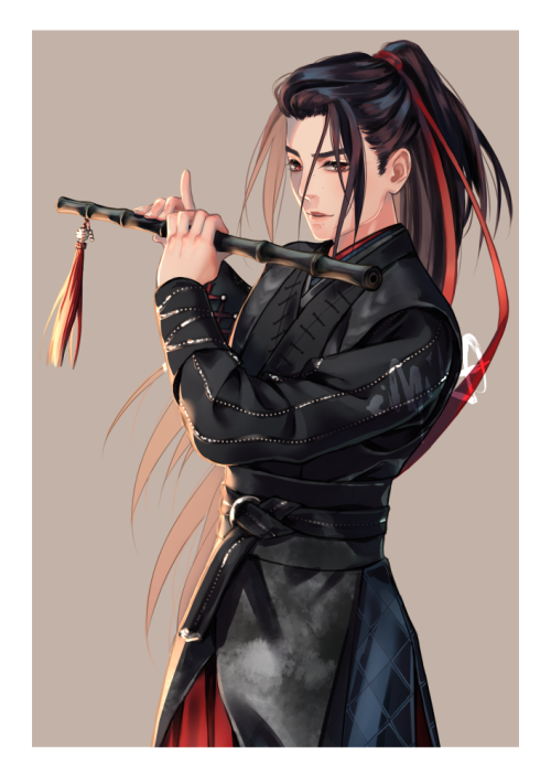 artistemika: Wei Wuxian is done. I’m gonna do Lan Zhan next ♥ ※ Do not use, edit, or re