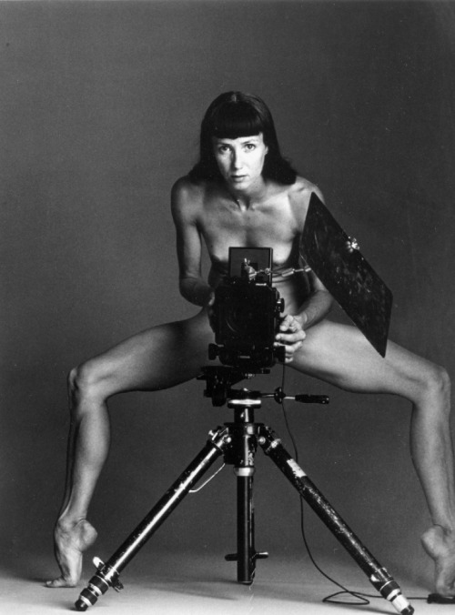 Self-portrait shot for French Vogue by Sylvie Guillem/ Gilles Tapie
