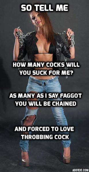 tanda88:  Chain me for as long as it takes, forced me till i’m no longer attracted