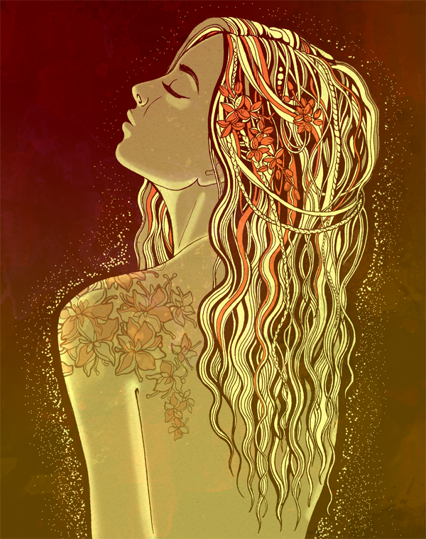 inthedeepestland:  1. Hel2. Freyja3. Iðun4. Nótt5. Rán6.Sif7. Skaði