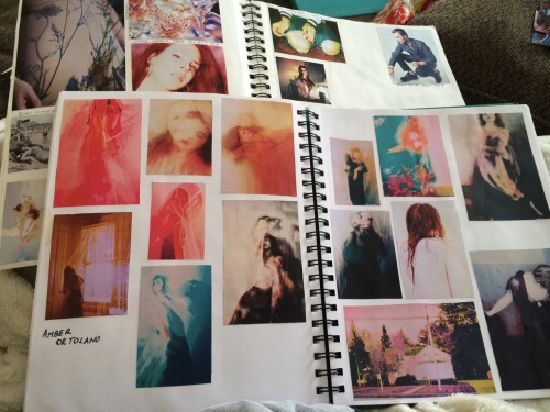 hurlxscout: My amberortolano pages in one of my visual diaries for conceptual process class. Colours