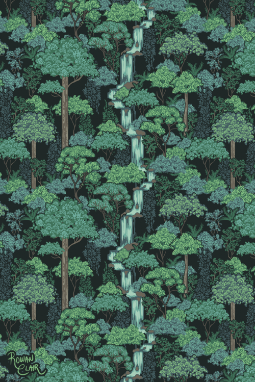 The Secret ForestThis is by far the most complex pattern I&rsquo;ve attempted and it&rsquo;s