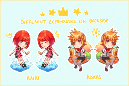 Preorder For My KH Acrylic Charms Are Open!It Will Close On 1st Of Sept And I Am Also Doing A Giveaway