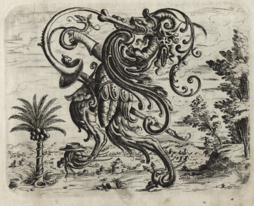 nemfrog:Grotesque fantasy beast. Neuw GrottesskenBuch. 1610. 