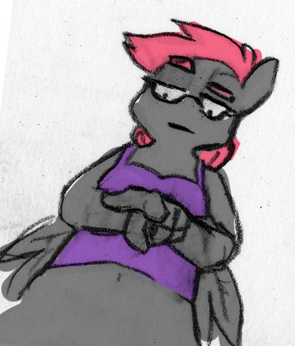 A really fast draw in response to this post by @birddibitsI have no idea, I just