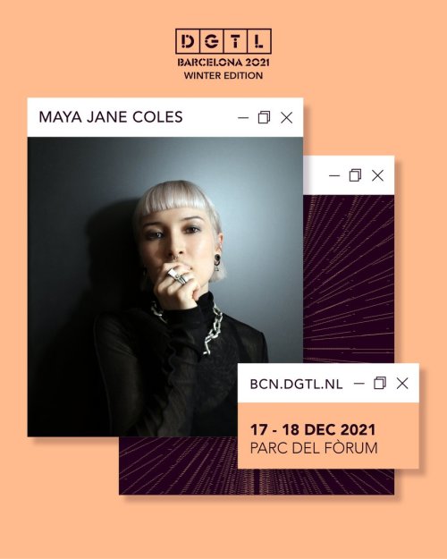 Maya Jane Coles is back in Barcelona in December
Tickets: https://bit.ly/3DJWr8M