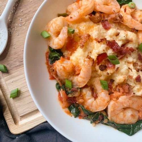 justyummyrecipes: Lightened Up Shrimp and Grits ift.tt/3u3DIA8