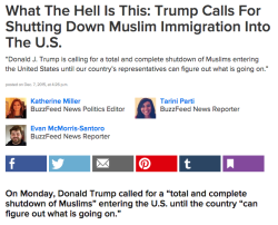 Buzzfeed:  In Recent Weeks, Trump Has Attacked Muslims Repeatedly Following The Attacks