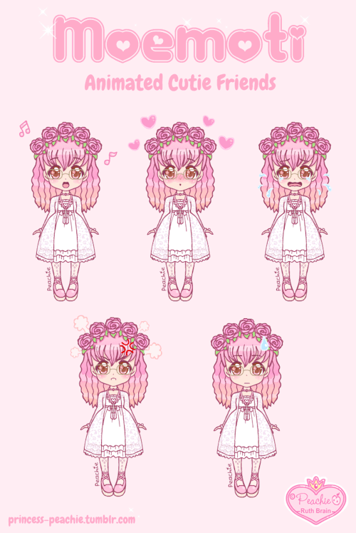 princess-peachie: A Moemoti pack I was commissioned to make by the lovely missveils! <3She wanted