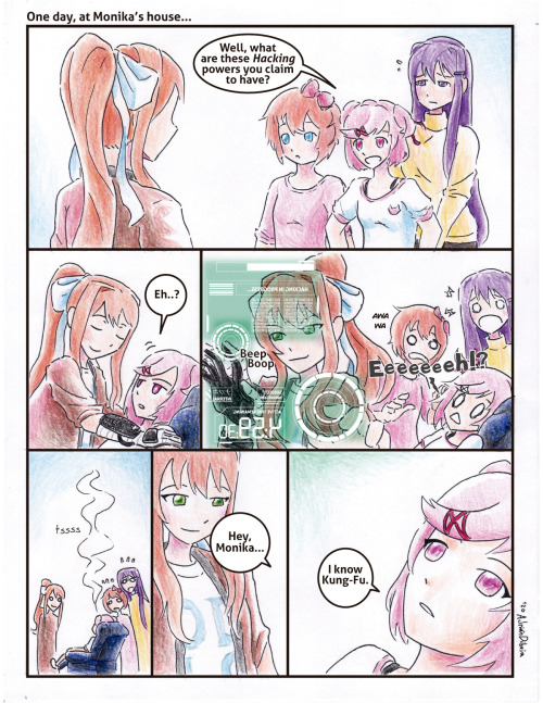 Monika shows her mad skills to the girls&hellip;