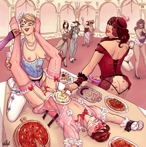 sissificationhypnosis:sissy humiliation art by Voloh