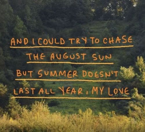 On August And The End Of All Things