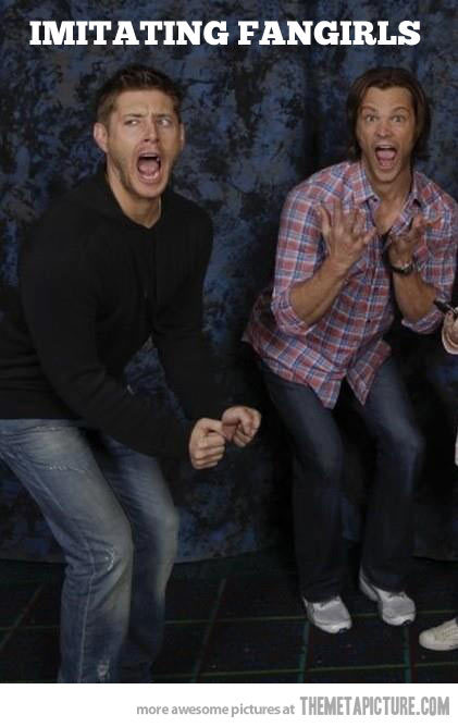 thesharpestthings:  akitosin:  proof that Misha, Jensen, and Jared cannot take a