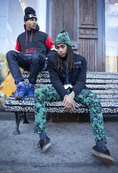 mishkabloglin:  Holiday 13’ dropping soon! MISHKANYC.COM Models; demigodcayron x keemstyle Photo by - $ha 