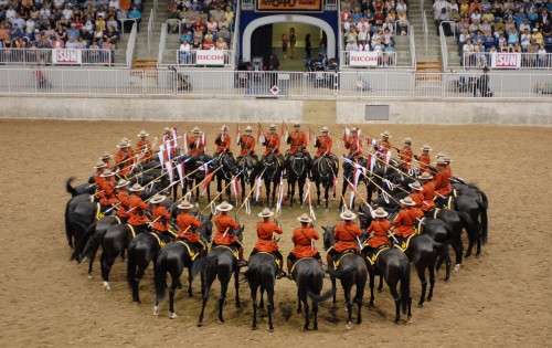 Porn photo A serge of scarlet (the RCMP Musical Ride