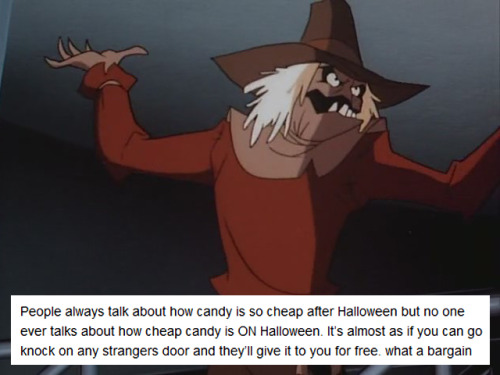 jonathan-cranes-mistress-of-fear: BTAS Scarecrow + Halloween Text Posts BONUS: