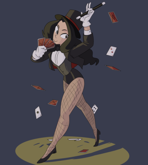 jodocho:Have I told y’all about my idea for a Zatanna comic? Where she’s a stage magician who cons t