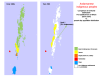 Distribution of indigenous peoples on the Andaman islands, 1800 vs 2004
[[MORE]]This isn’t really the prettiest map, but I have always liked it as an example of how maps can tell stories, this one of colonialism and depopulation.
The Andaman Islands...