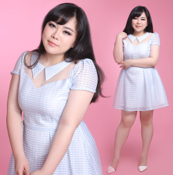 httpkitsune:  Plus size bubble striped doll