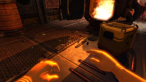ariyous-dusk-mod:  the-goddamn-doomguy:  notdracon:  viscera cleanup detail, the only game that lets you clean up the aftermath of a sci-fi fps if you can get the damn bucket into the incinerator that is  Somebody actually made a game on what being a