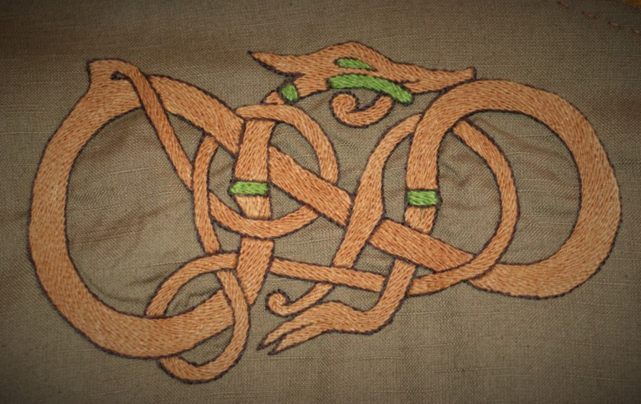 Fjorn's Hall • Viking Embroidery Design...