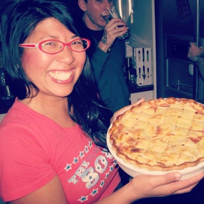 Day 100: Happiness comes in all shapes and sizes and today it comes in a round plate filled with strawberry and rhubarb! Thank you to R for making this scrumptious pie that made me think of home and bringing my 100 days of happiness journey to a...