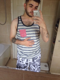 barber-butt:  First time ever wearing a vest, such a strange feeling