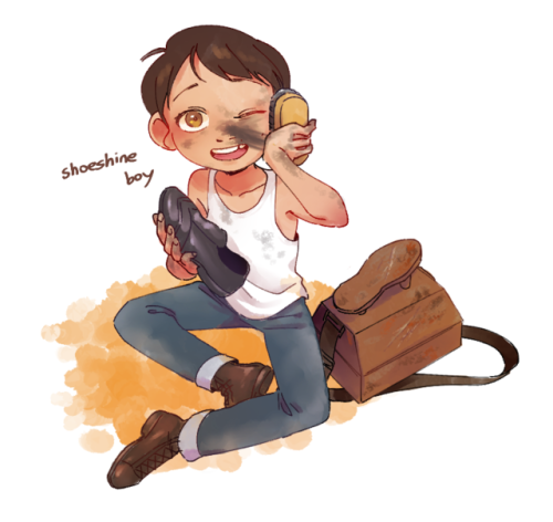 chyapop: shoeshine boy