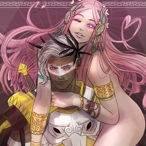 “CURSE OF LONGING” SEE MORE OF MY HADES OLYMPIAN GODS FAN ARTS HERE: [Artemis][Hermes][Dionysus]